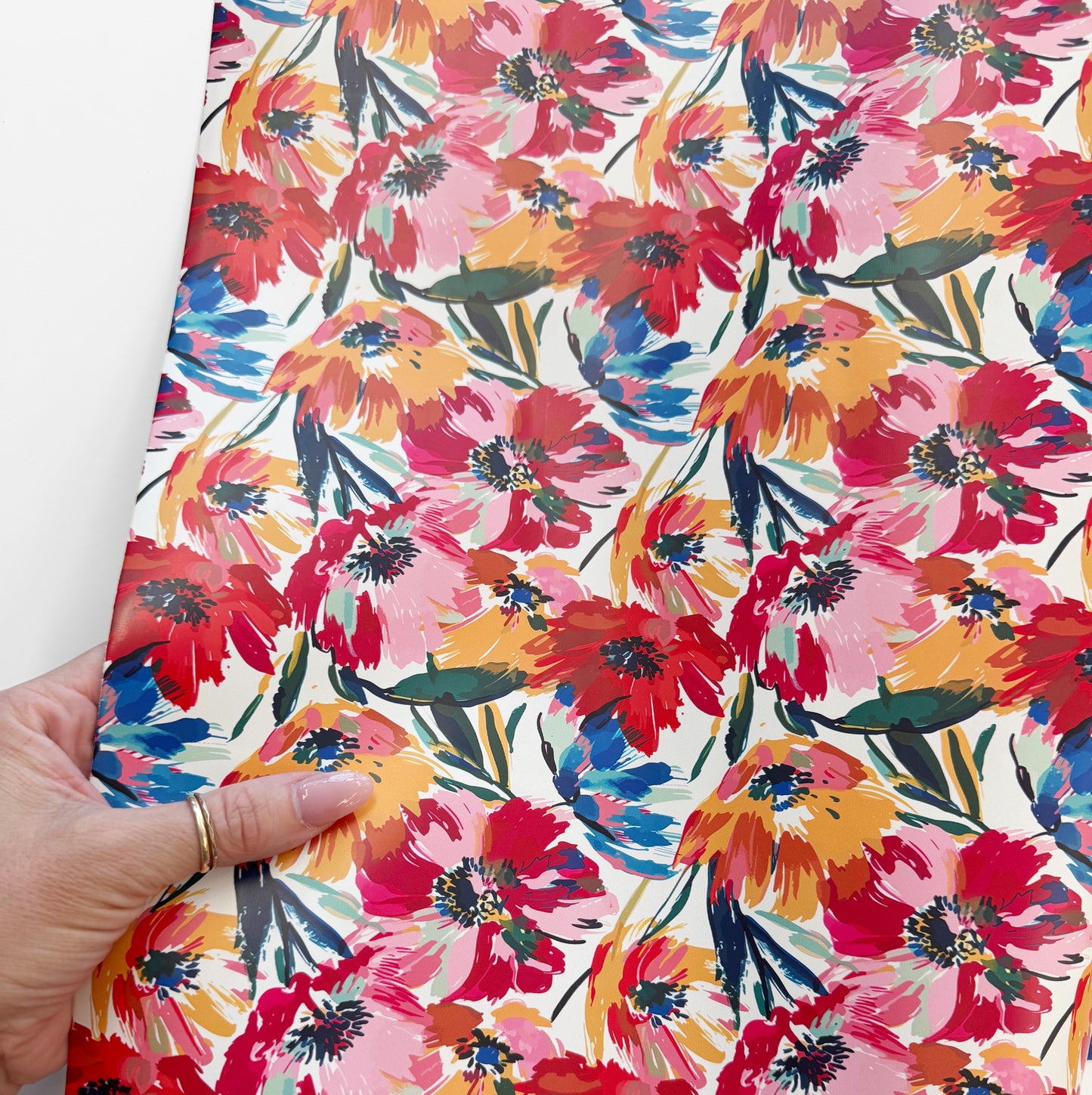 Floral Printed Vinyl custom design