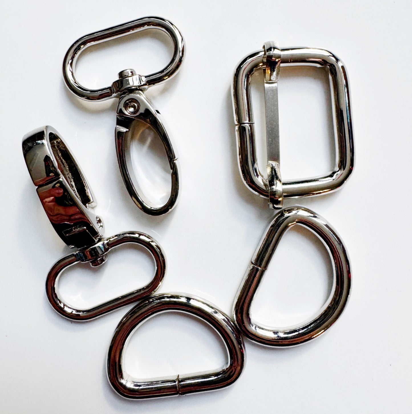 Bag Making Hardware Pack - Silver Nickle color