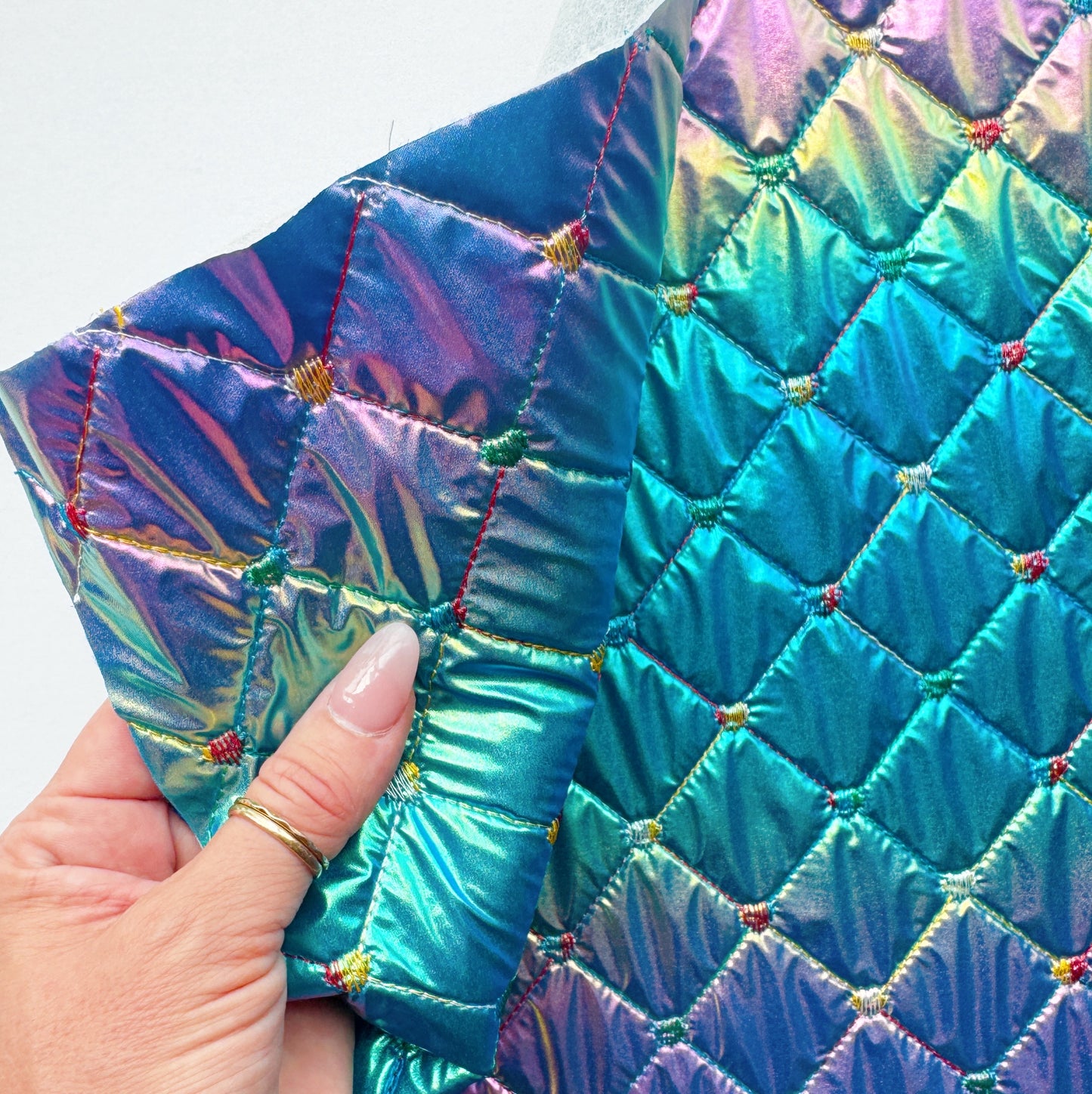 Quilted Deep Space Puffy Vinyl