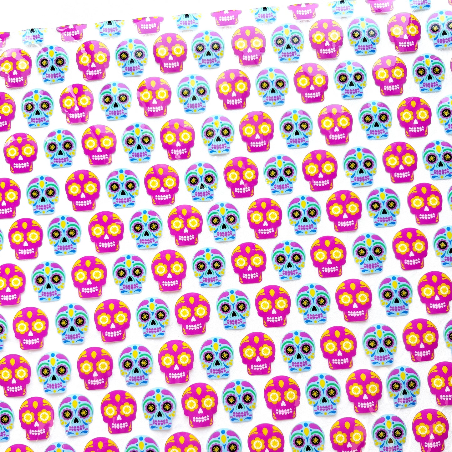 Sugar skull pattern background