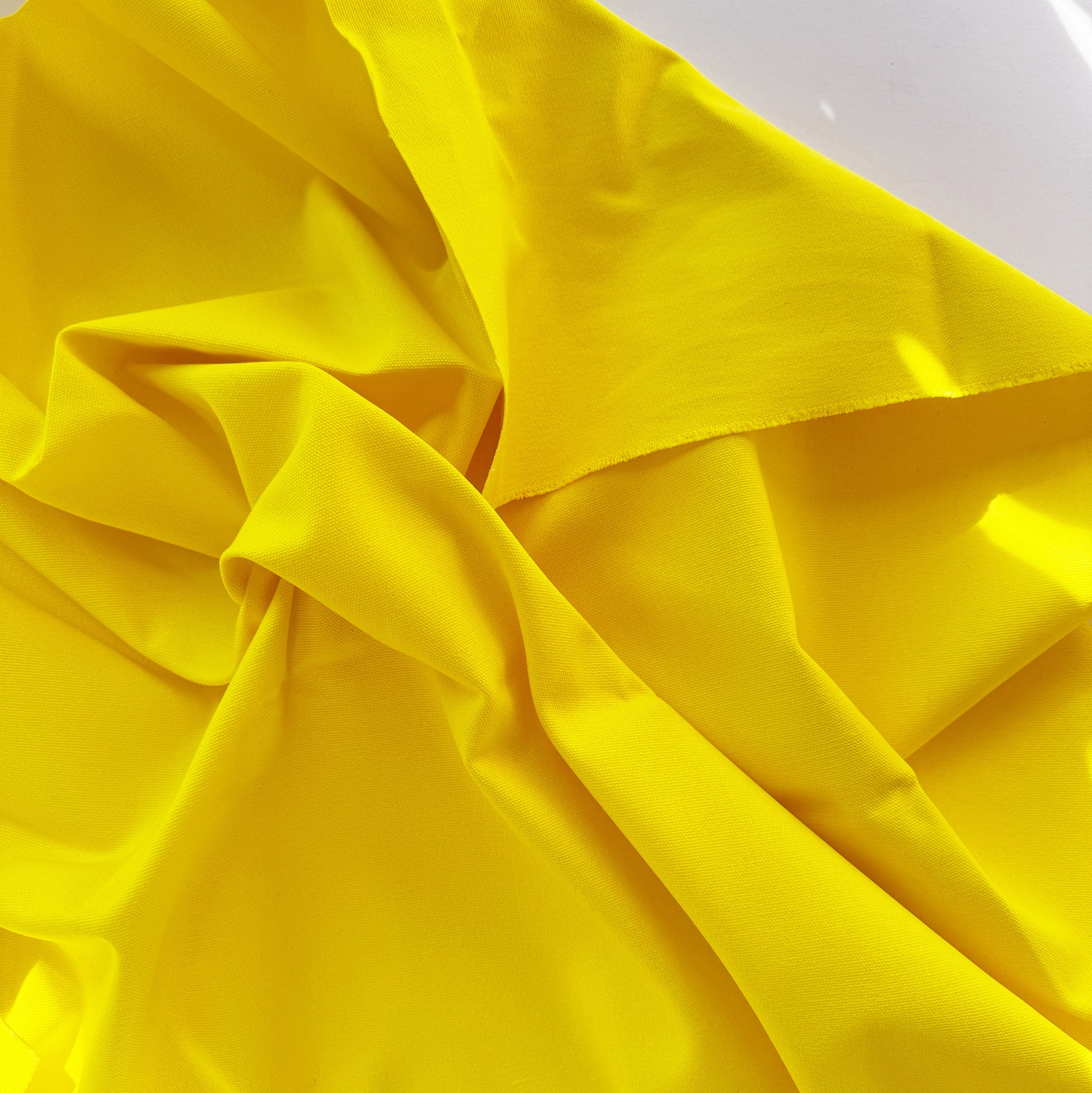 Yellow fabric detail
