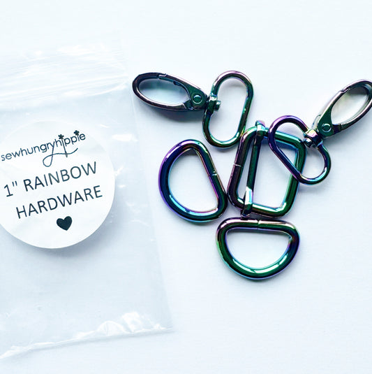 Bag Making Hardware Pack - Rainbow Color