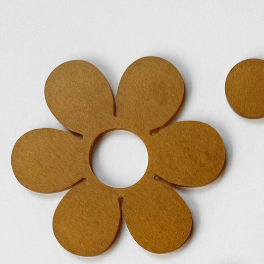 Wooden flower, butterfly, bird shapes - 5188E05D-D8A2