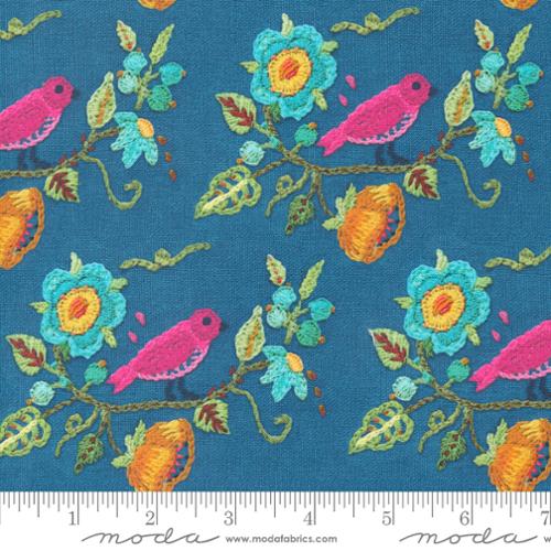 Vintage Soul Blue birdy 1/2 yd COMING SOON!
