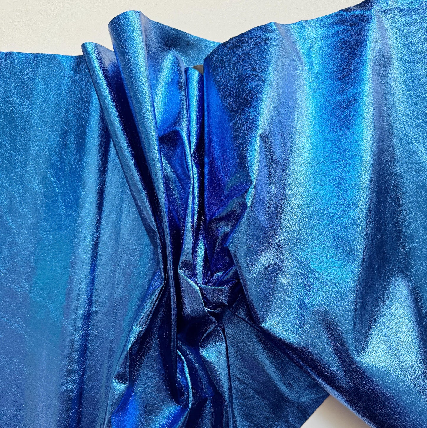 Blue metallic fabric, 5AD6BE45-B60F-4CFA-B34D-0064450FC4DA