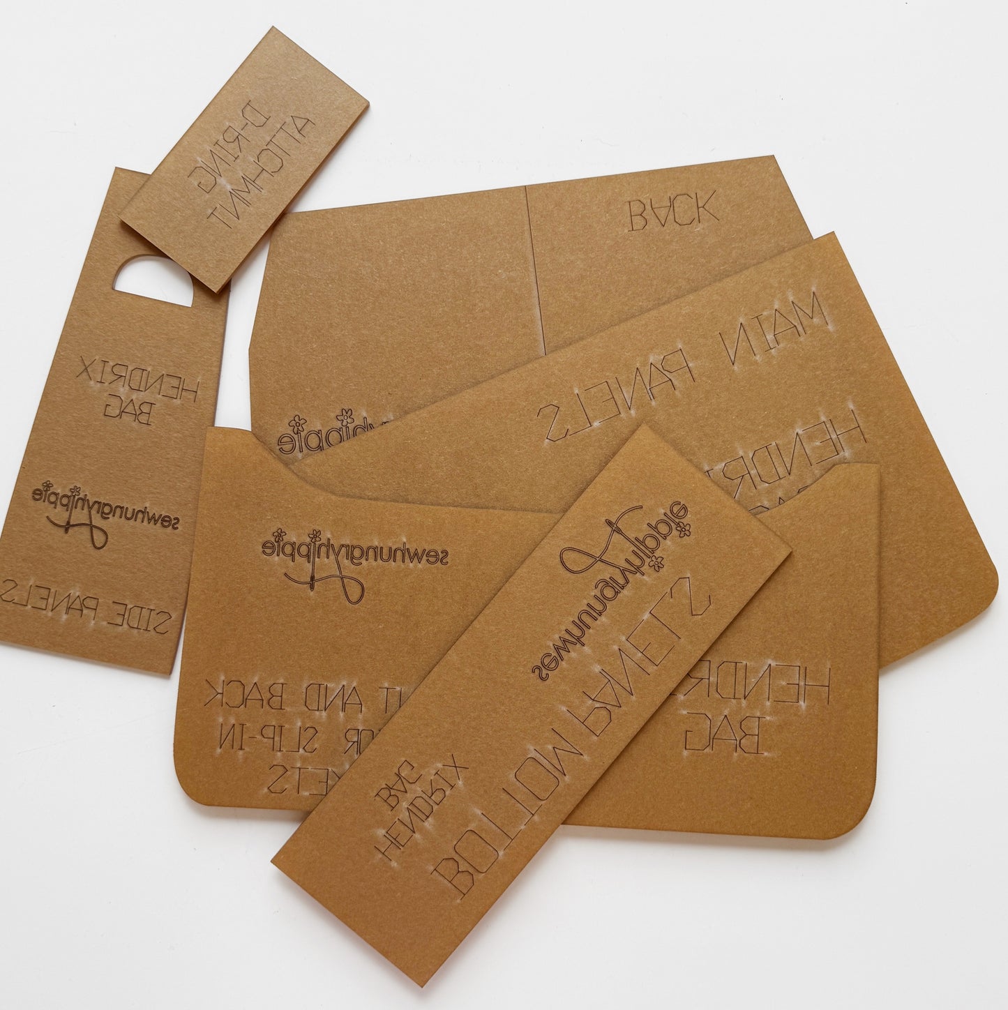 Hendrix Bag Template set (no strap template)