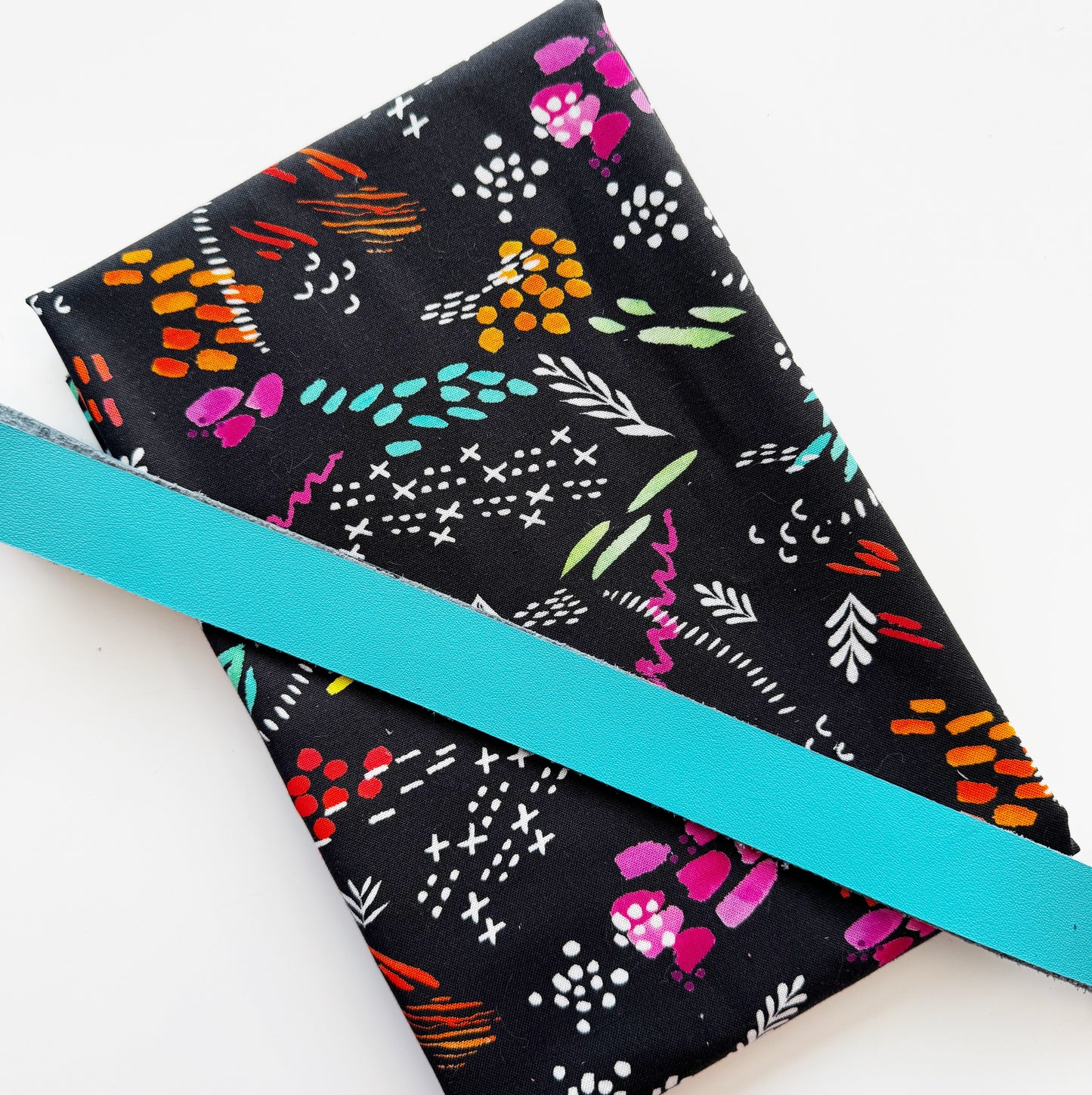 Leather Strap 1" Blue