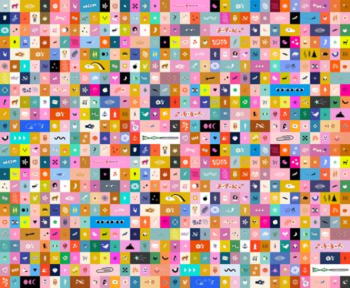 Selvedge Magic Icons PREORDER per yard