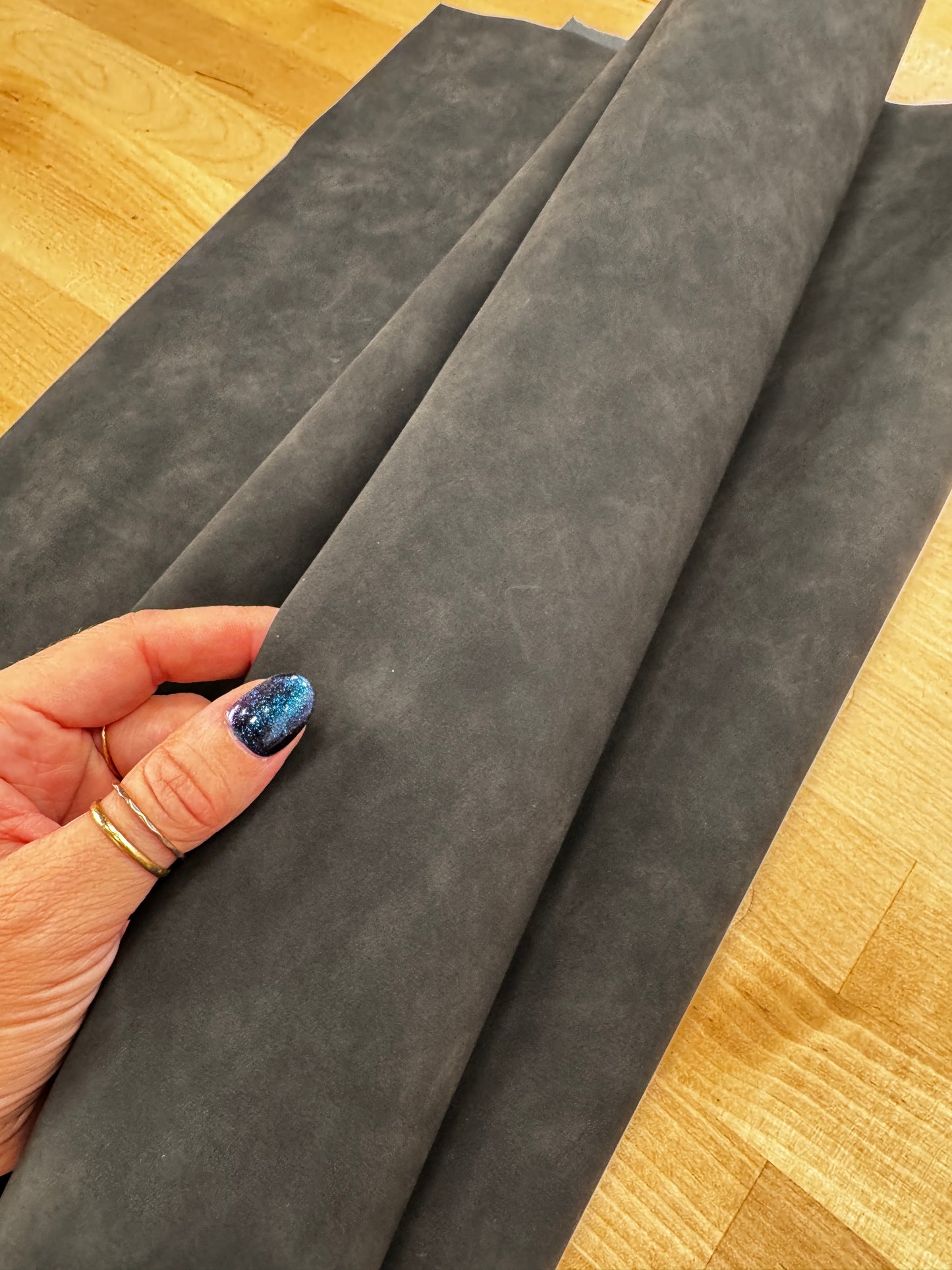 Faux Suede Black