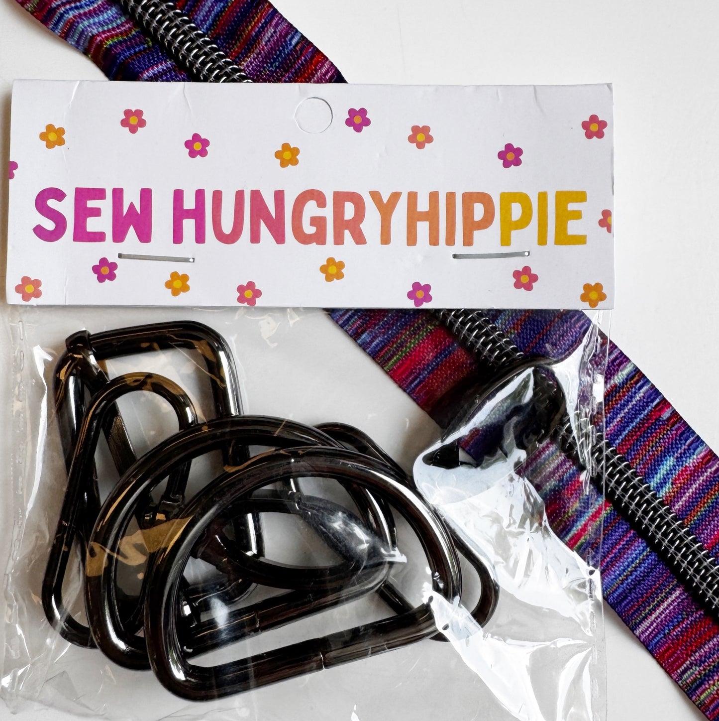 Sew Hungry Hippie 1.5" Hardware Pack – Gunmetal