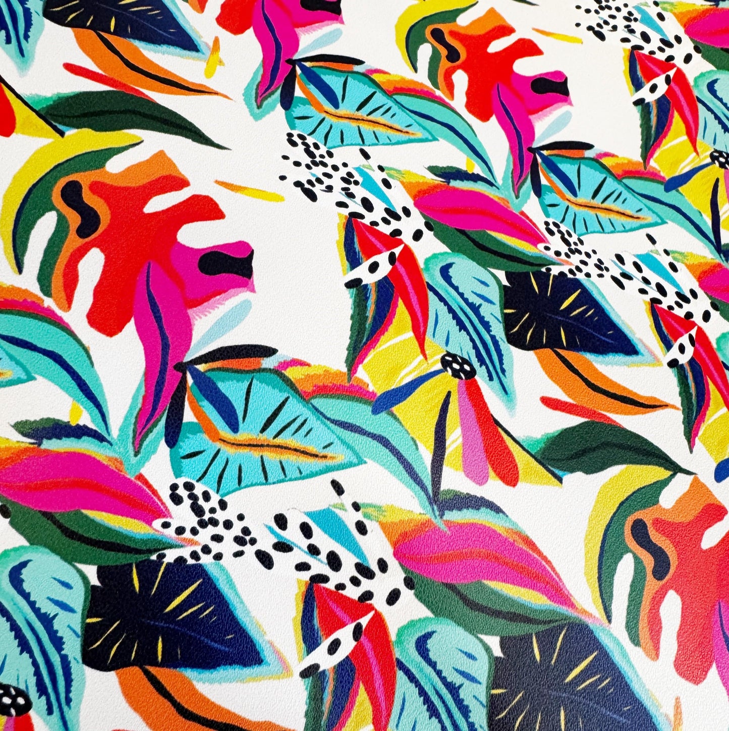 Colorful tropical leaf pattern, AF274DF3-8256