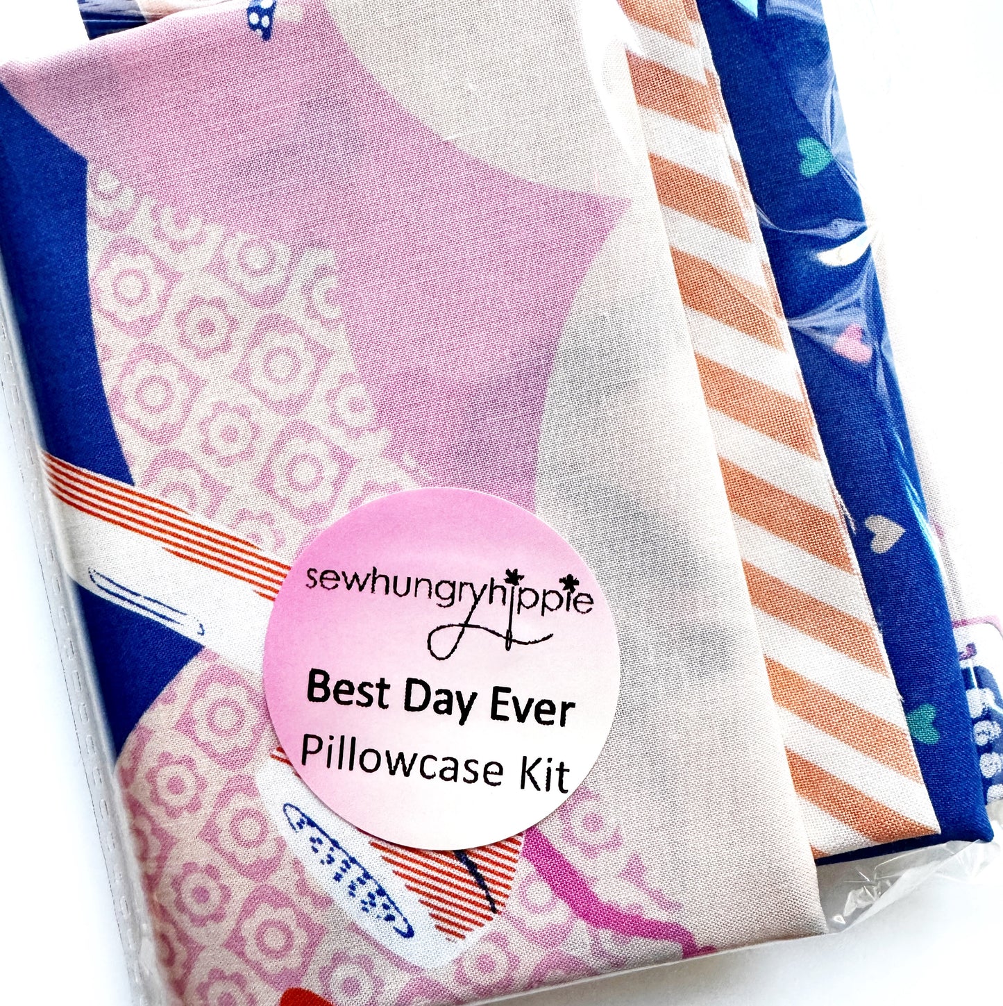 Ruby Star Pillowcase Kit version 2 Romel sews!