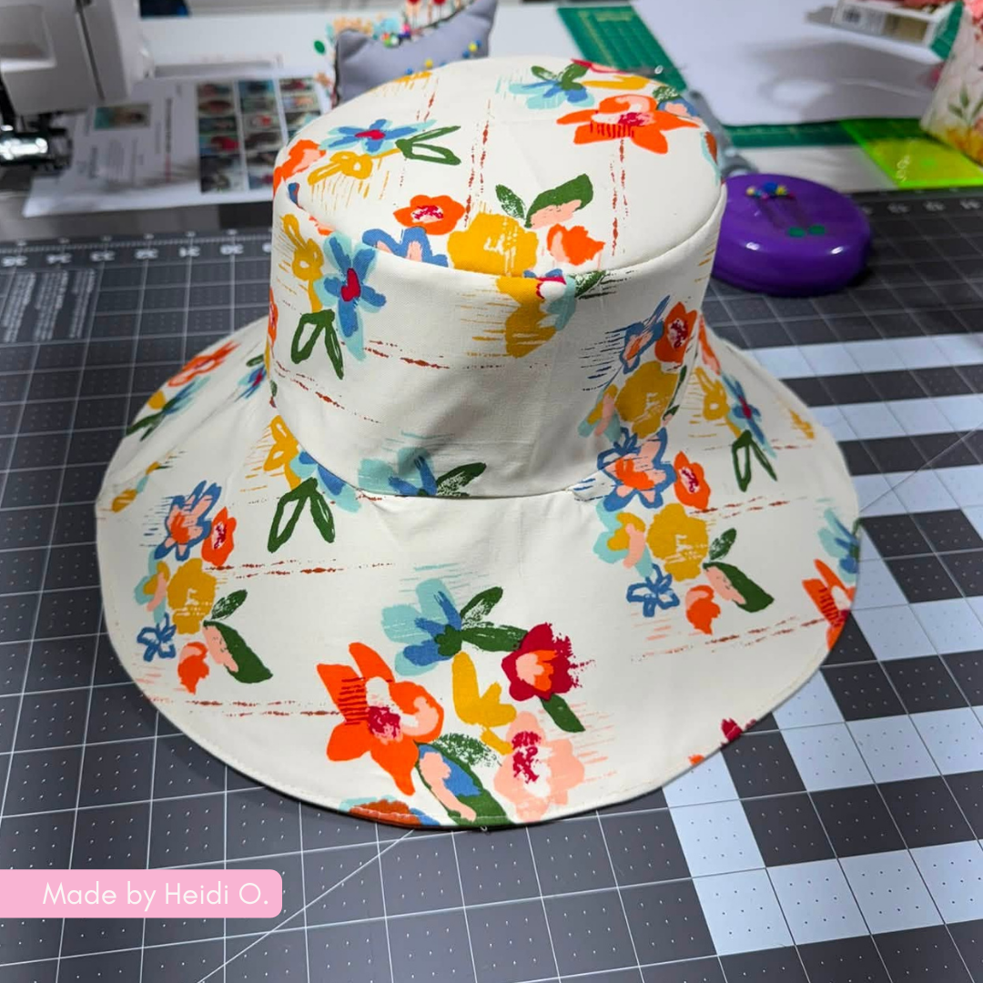 Bardot Bucket Hat Acrylic Sewing Templates – SewHungryhippie