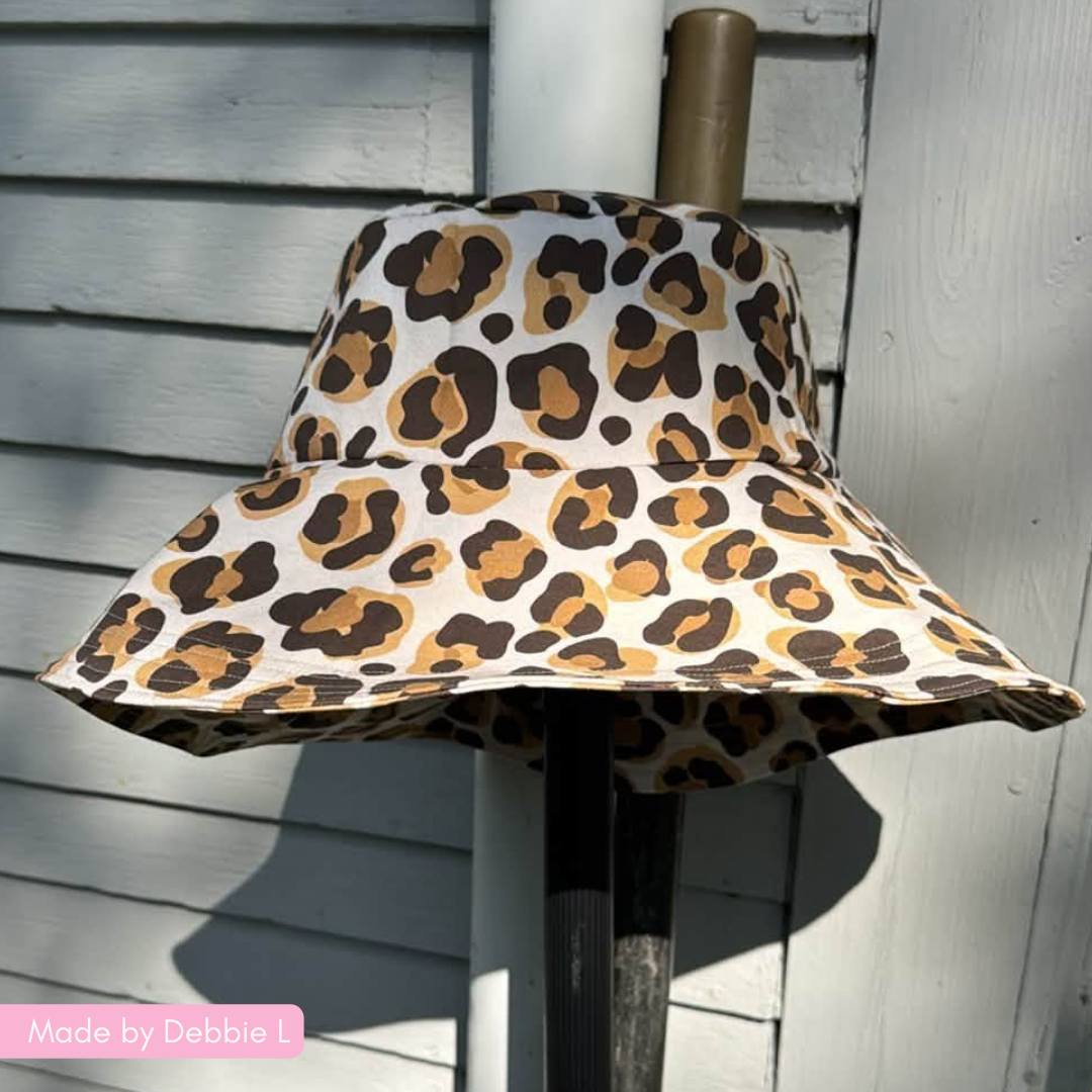 Bardot Bucket Hat Printed Sewing Pattern