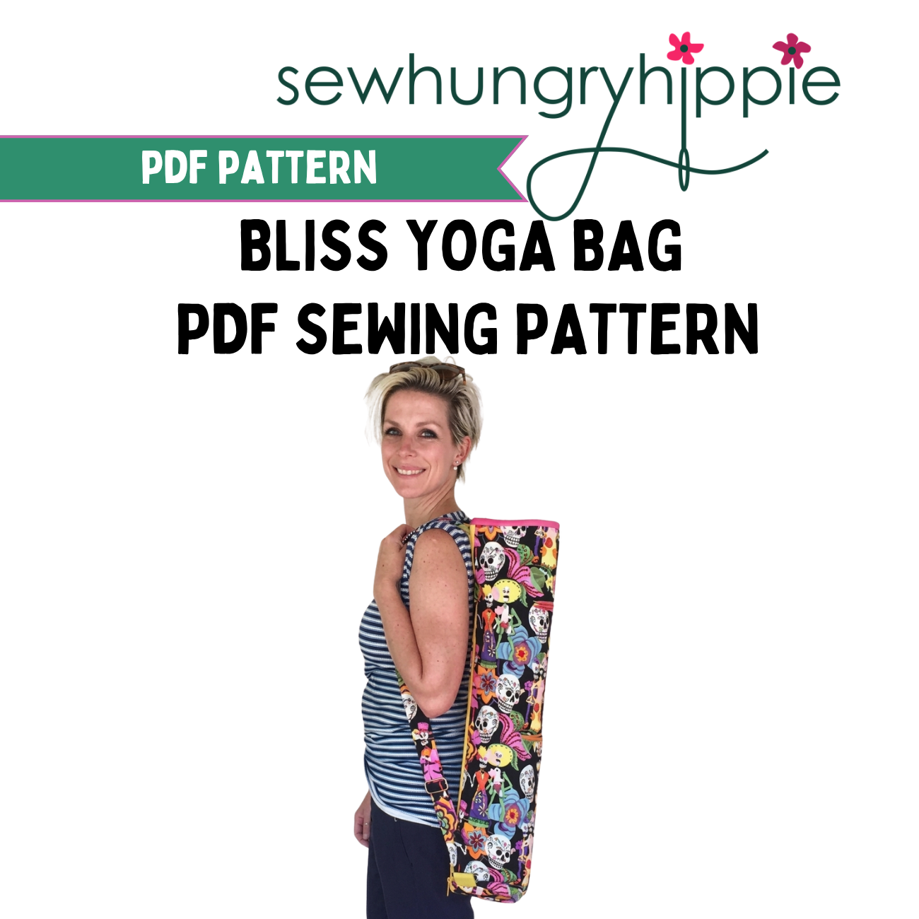 Bliss Yoga Bag Downloadable PDF Sewing Pattern | SewHungryhippie