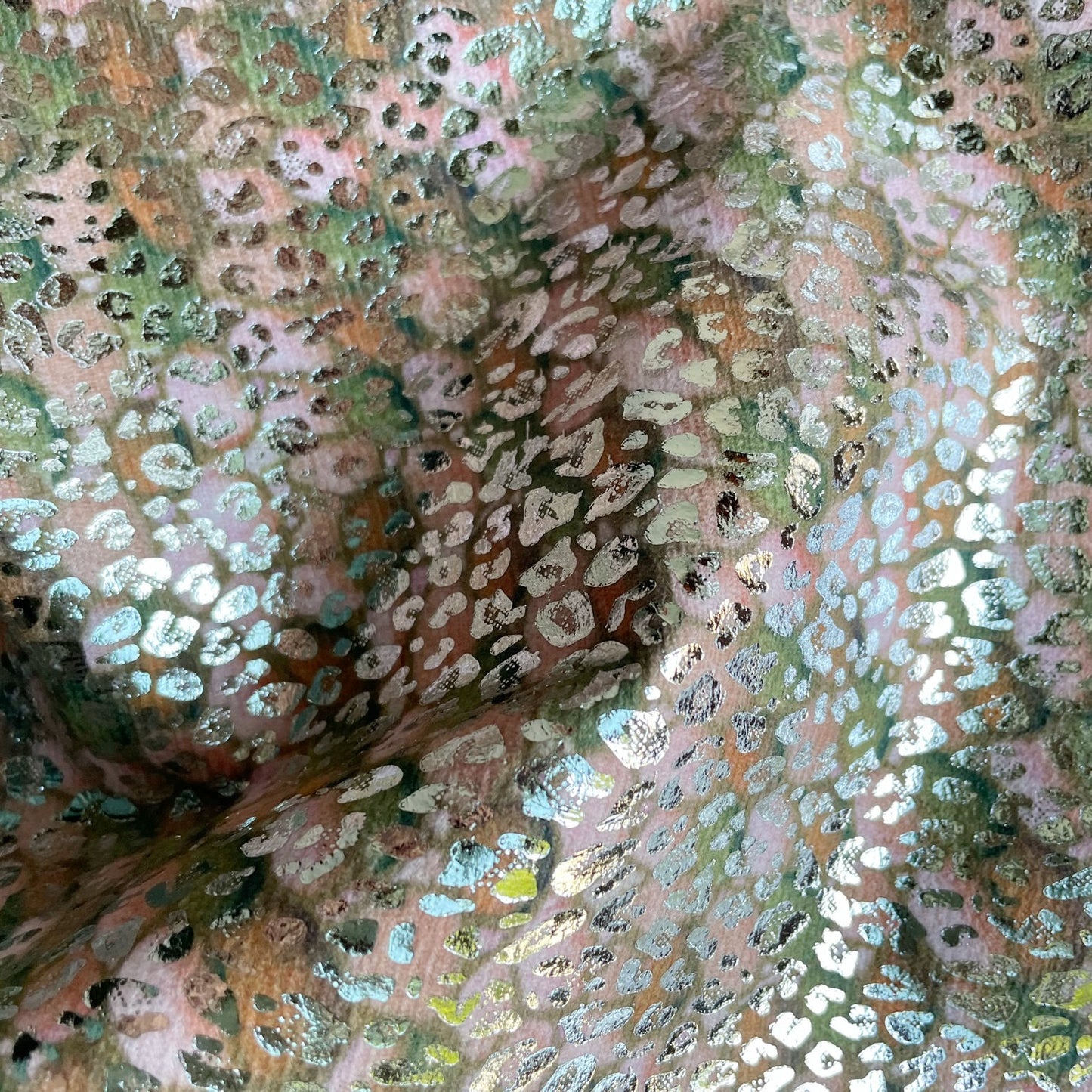 Soft Vinyl Blush Leopard Mix