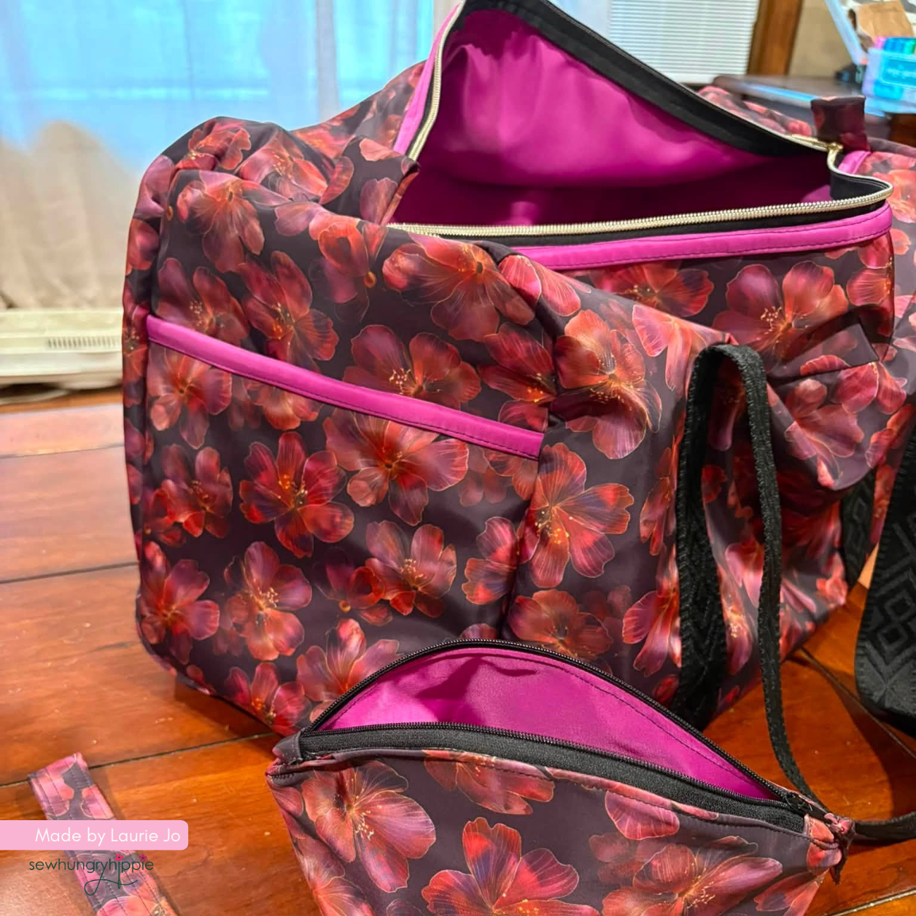 Bonded Nylon Burgundy