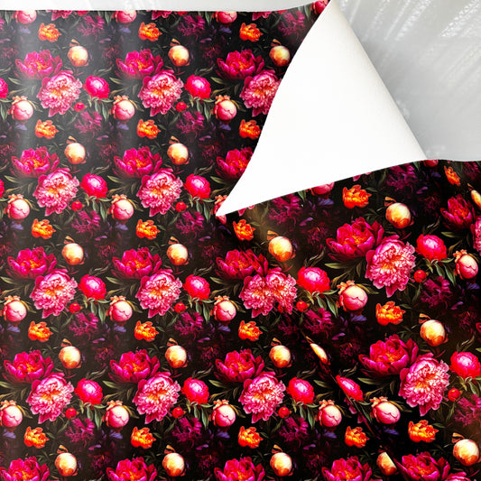 Floral pattern wrapping paper