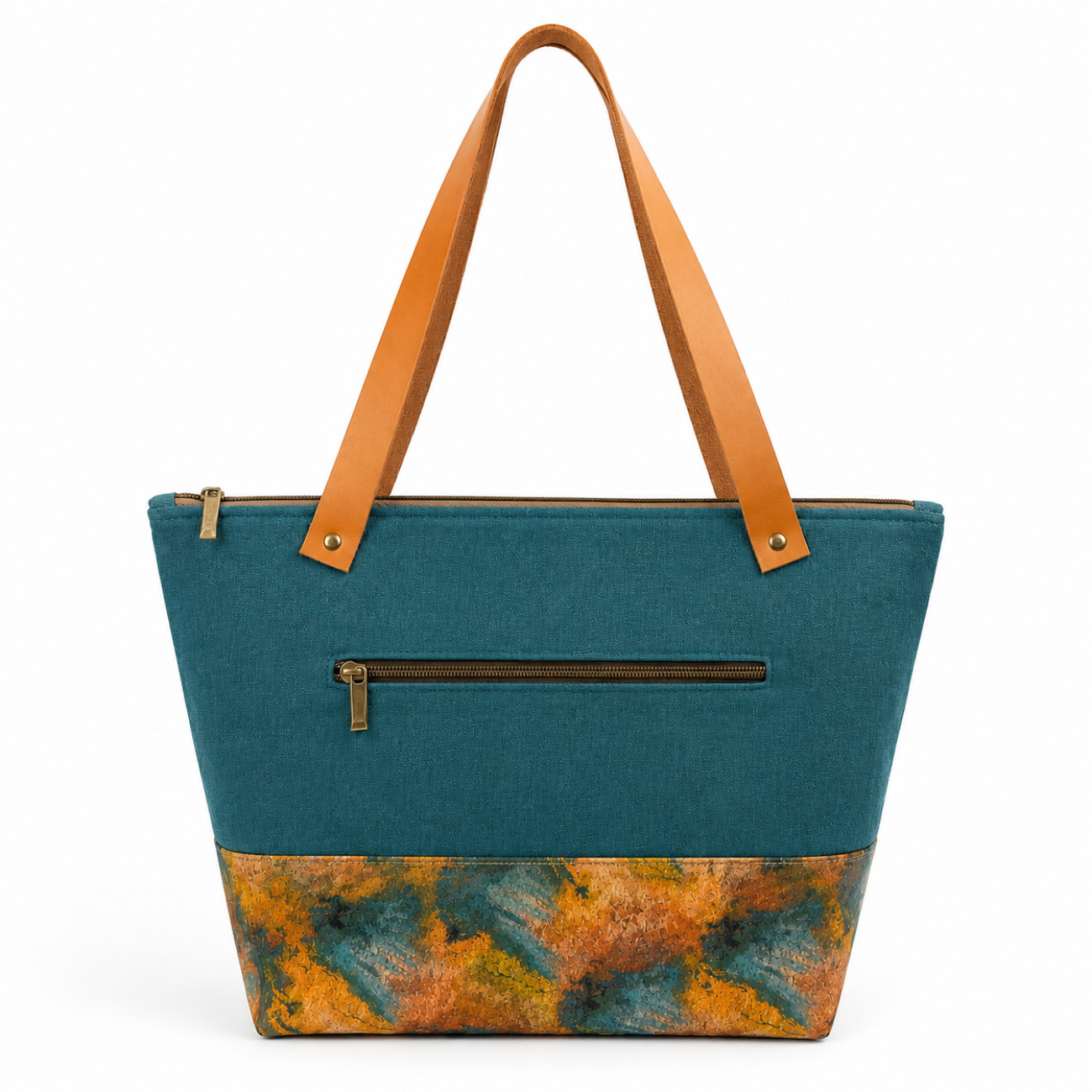 Teal and Gold custom Cork by Sew Hungryhippie