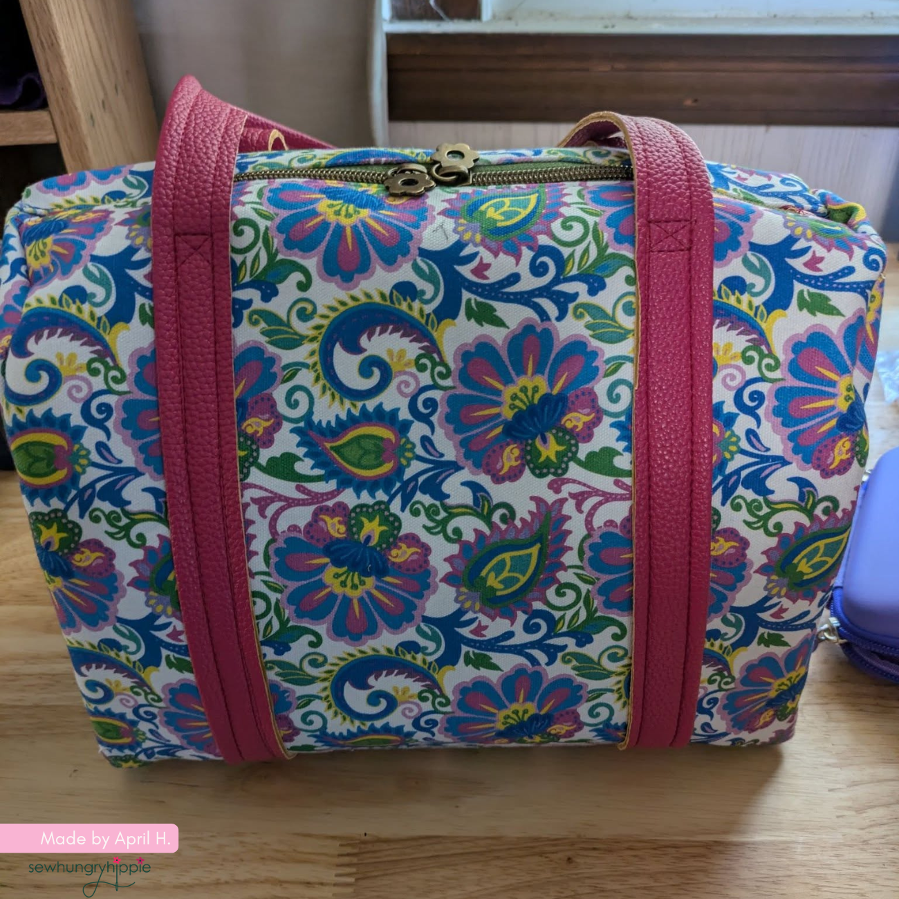Paisley Floral Canvas Fabric | Elegant Custom Print for Bag Making