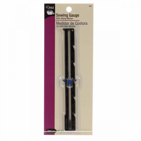 Dritz Sewing Gauge with Sliding Marker
