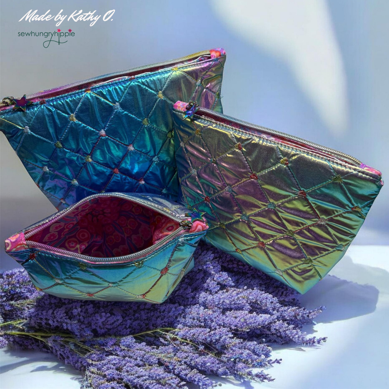 Easy Zipper Cases PDF sewing pattern