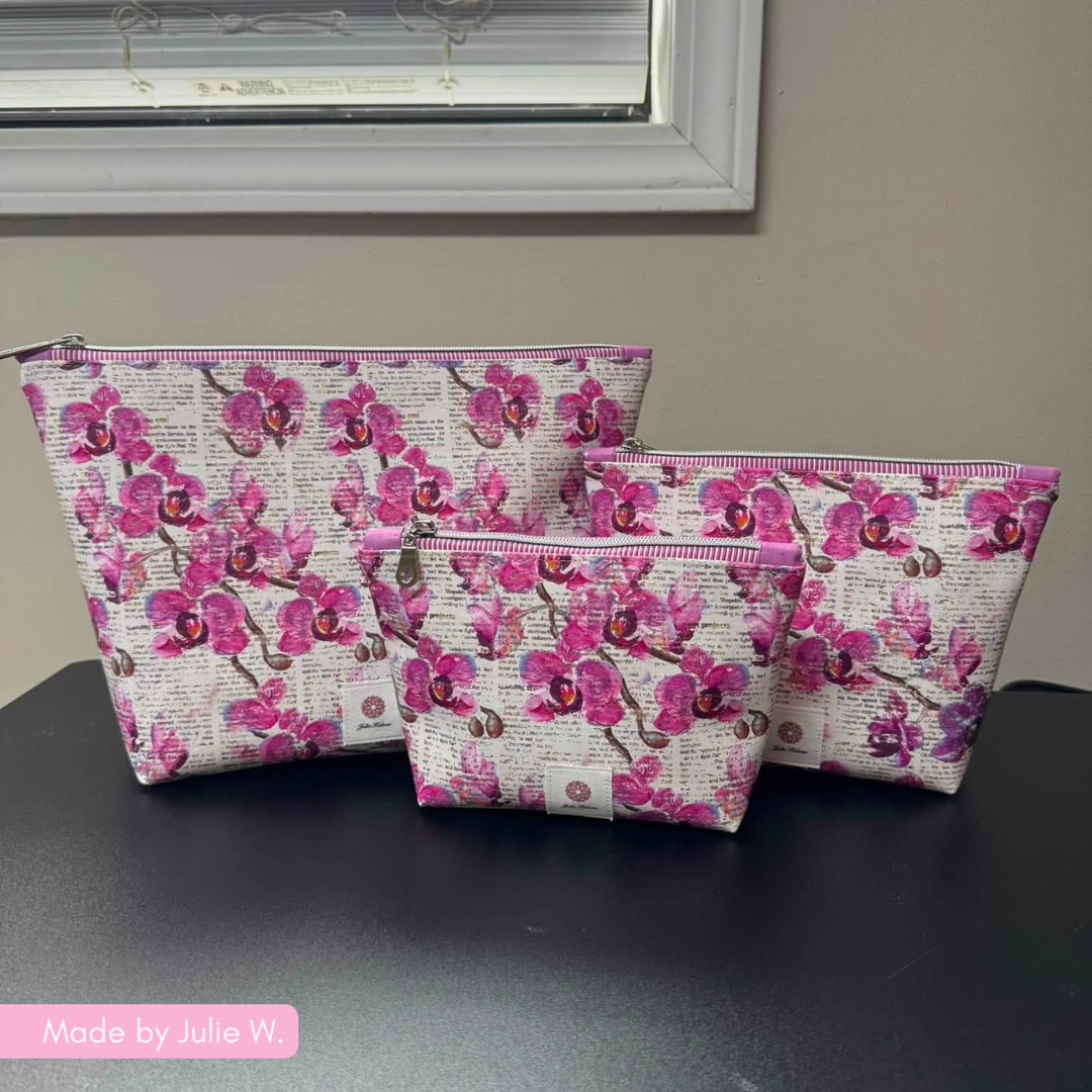 Easy Zipper Cases printed pattern