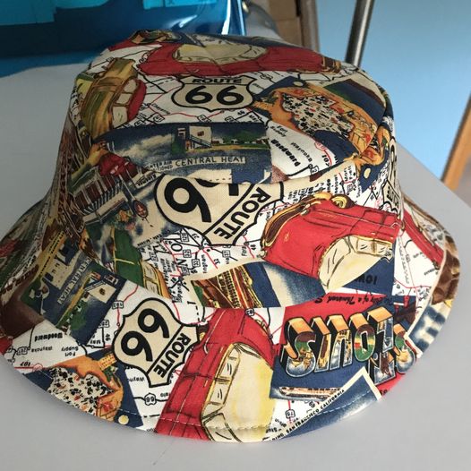 Ellalou Route 66 bucket hat