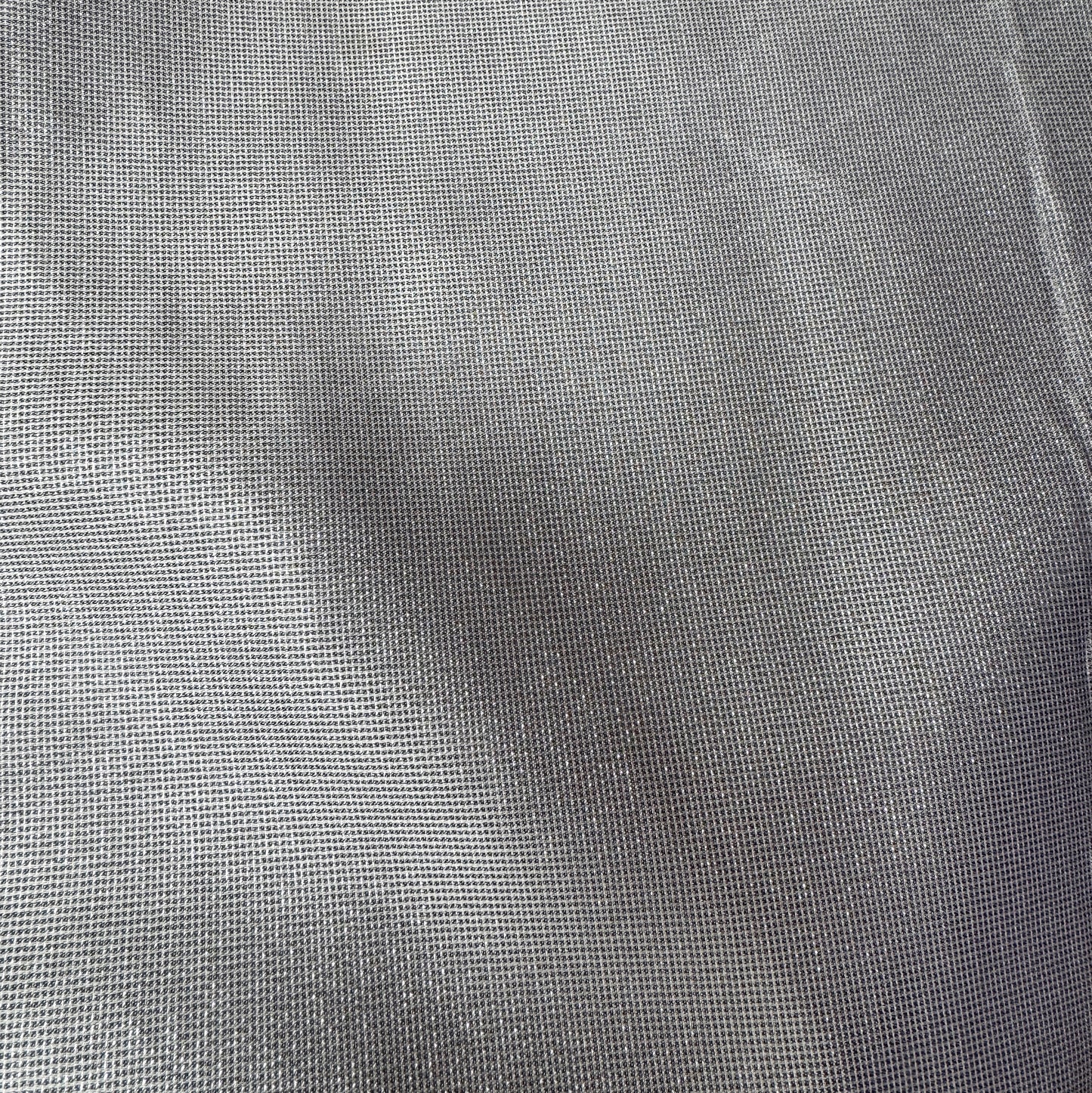 Silver Color Shimmer Fabric / large cut