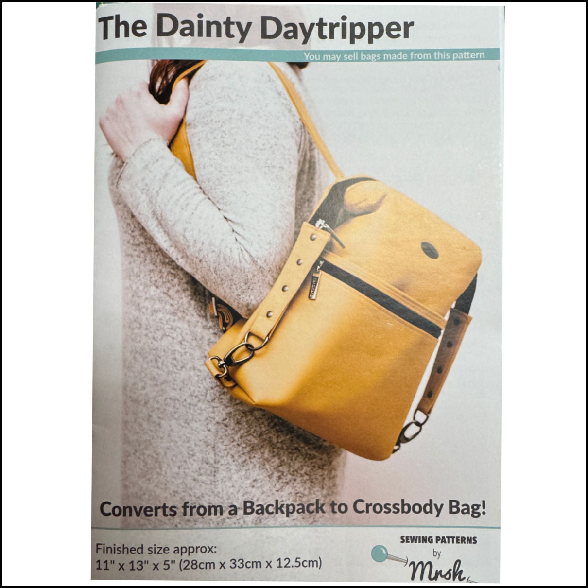 The Dainty Daytripper bag pattern - Facebook post
