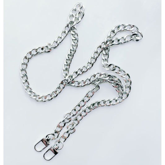 Silver Bag Chain strap