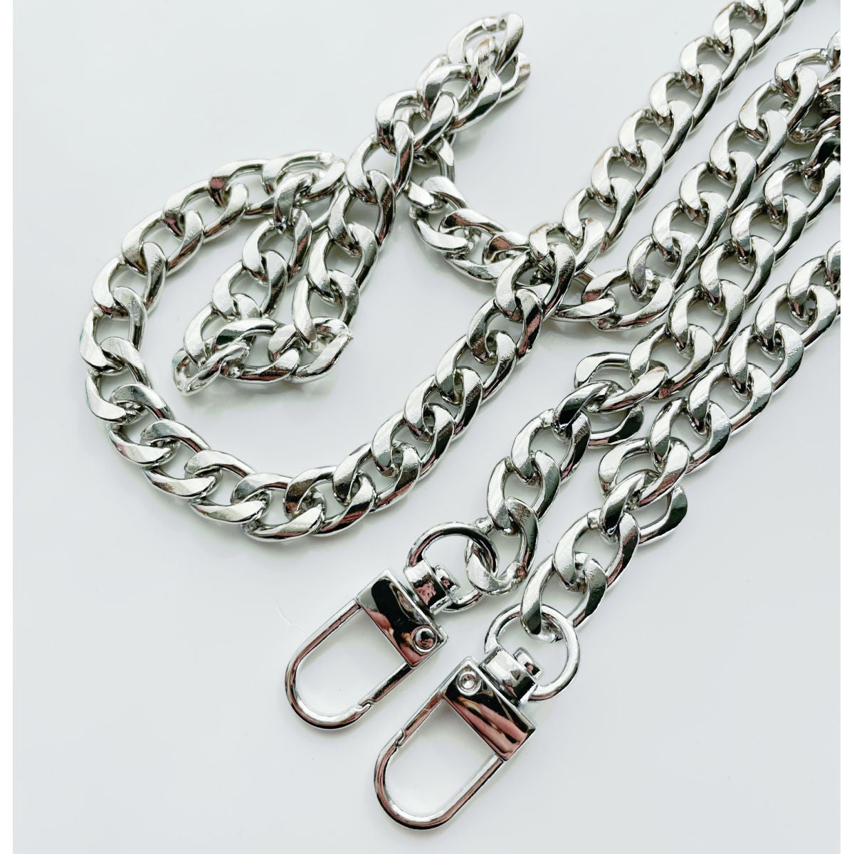 Silver Bag Chain strap