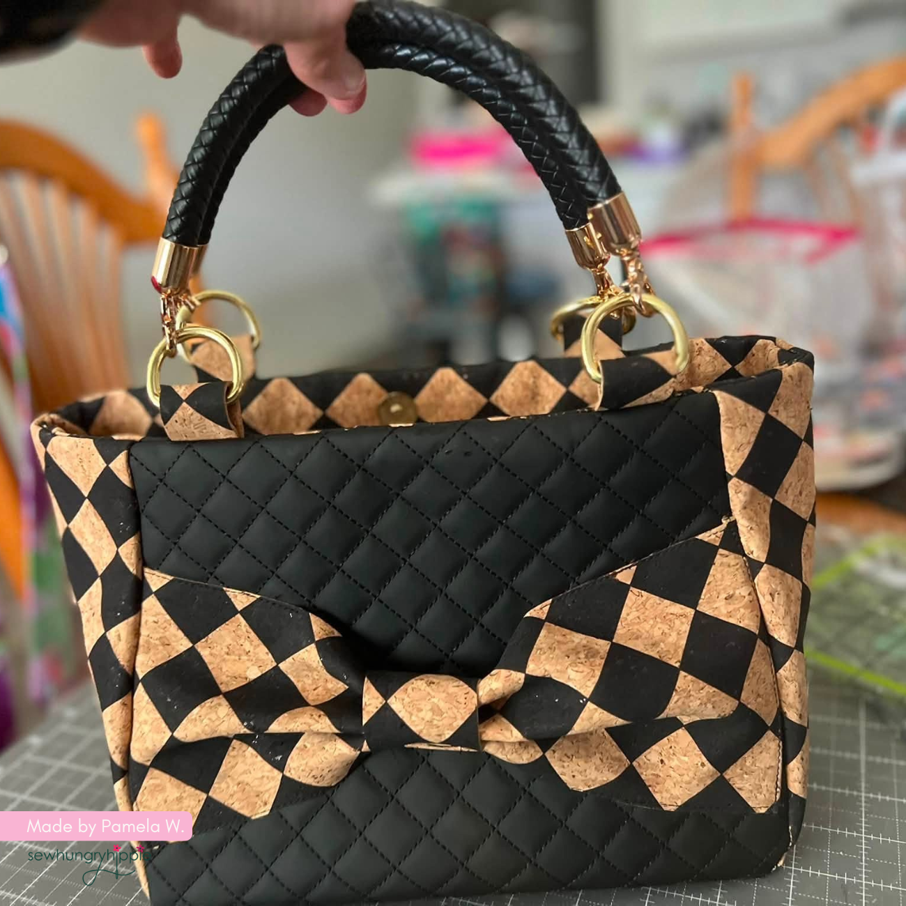 Frida Bag Kit | Complete Bag Making Kit with Cork, Vinyl & Hardware