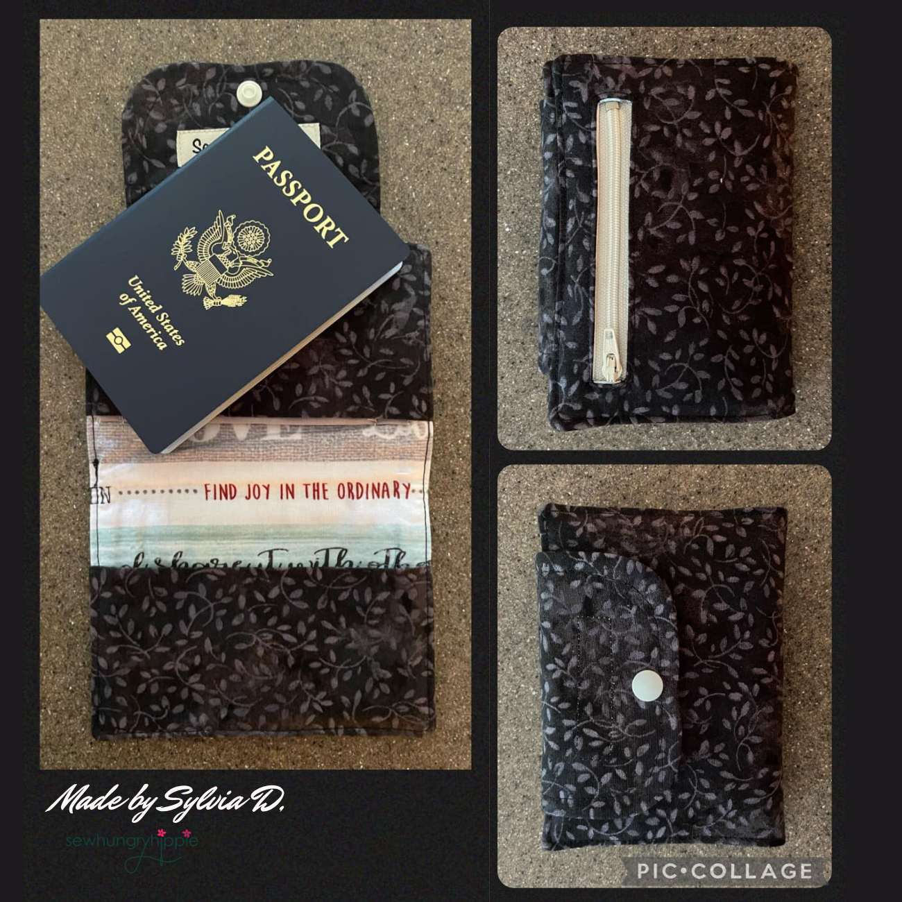 GO! passport wallet PDF sewing pattern
