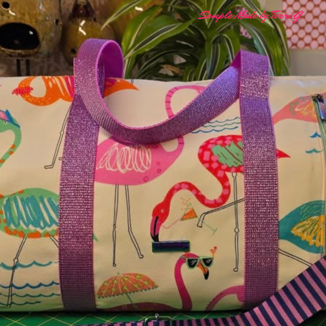 Glitter Webbing Hot Pink 5 yards