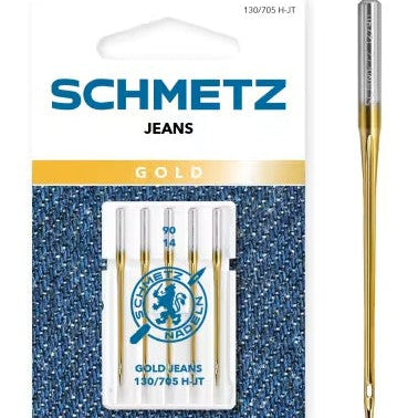 Schmetz Gold Jeans Needles 5 per card