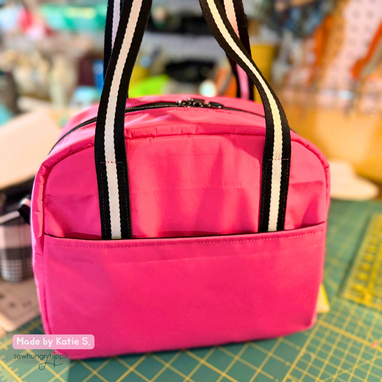 Bonded Nylon Twill – Hot Pink | Sewhungryhippie