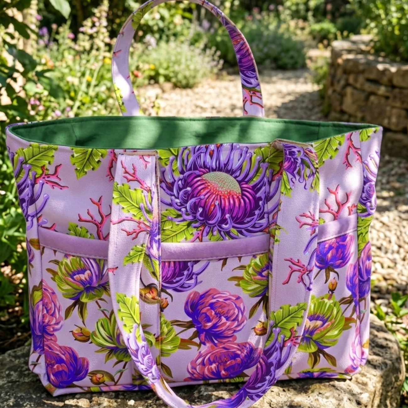 Tula Pink Friends & Anemones - Ultraviolet
