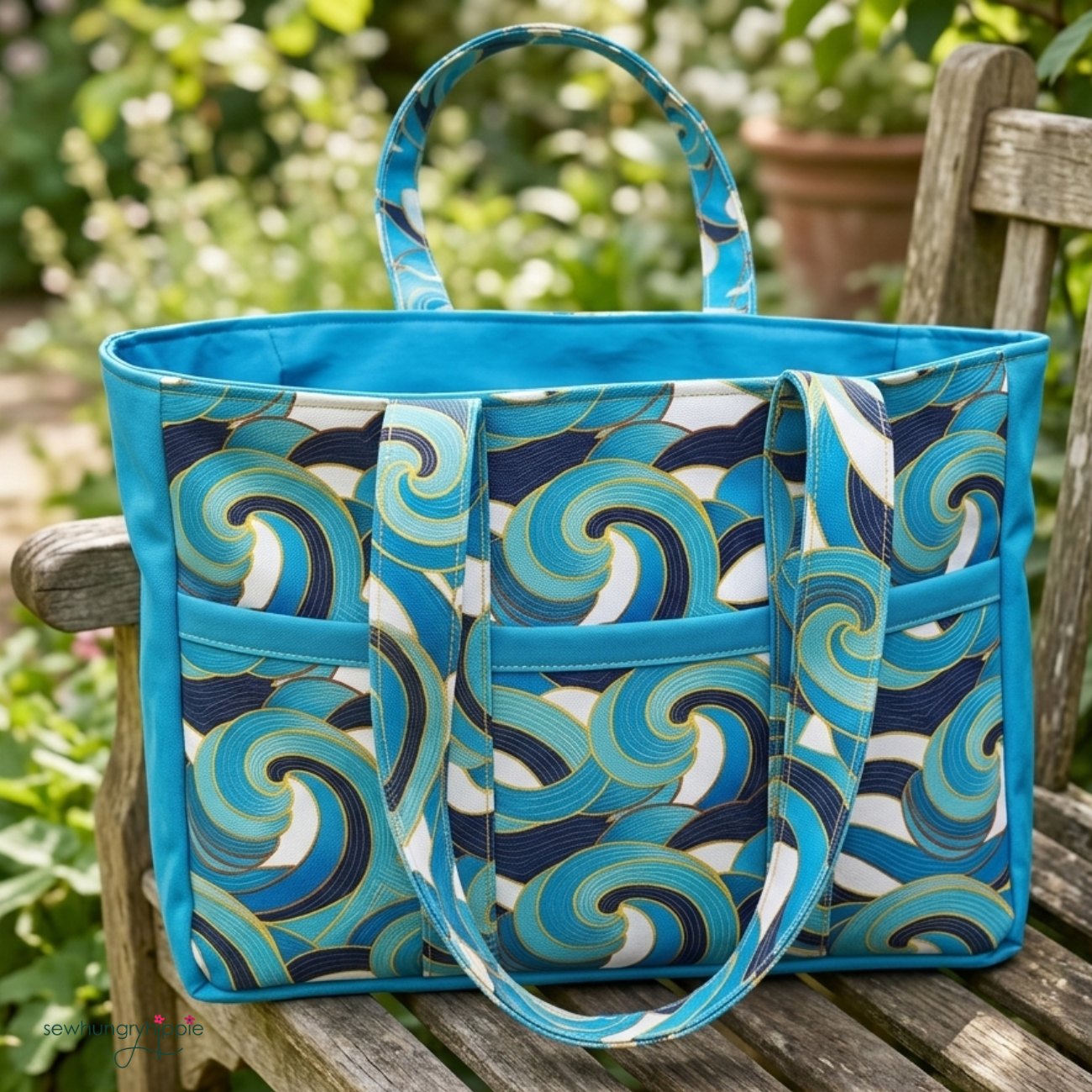 Parrot Blue Canvas Fabric | 9oz Cotton Canvas 36x58" for Bag Making