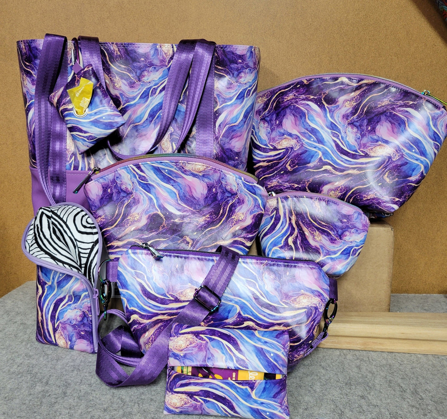 Amethyst Agate Vinyl 18 x 56