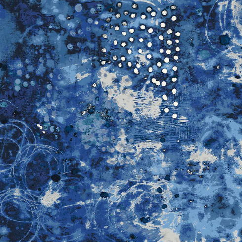 Spotted Graffiti fabric by Marcia Derse featuring abstract spotted pattern