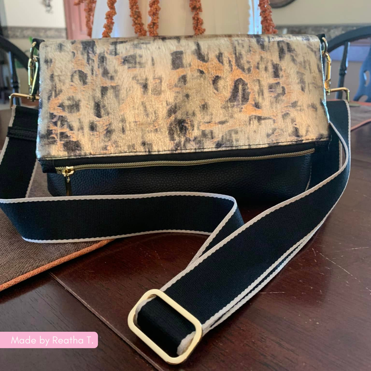 Soft Vinyl Gold Leopard Mix