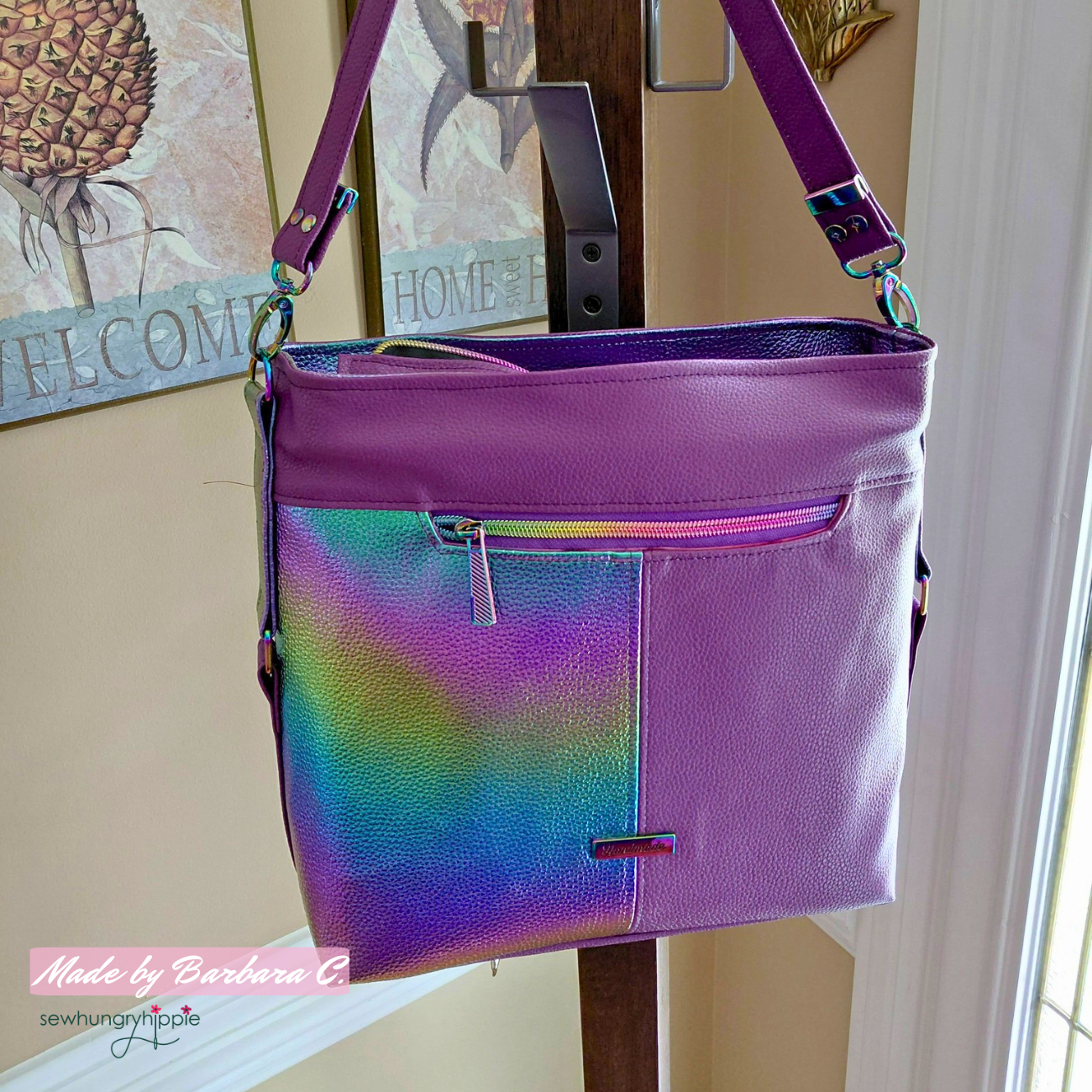 Moonglow Purple Rain – Orchid Faux Leather Vinyl