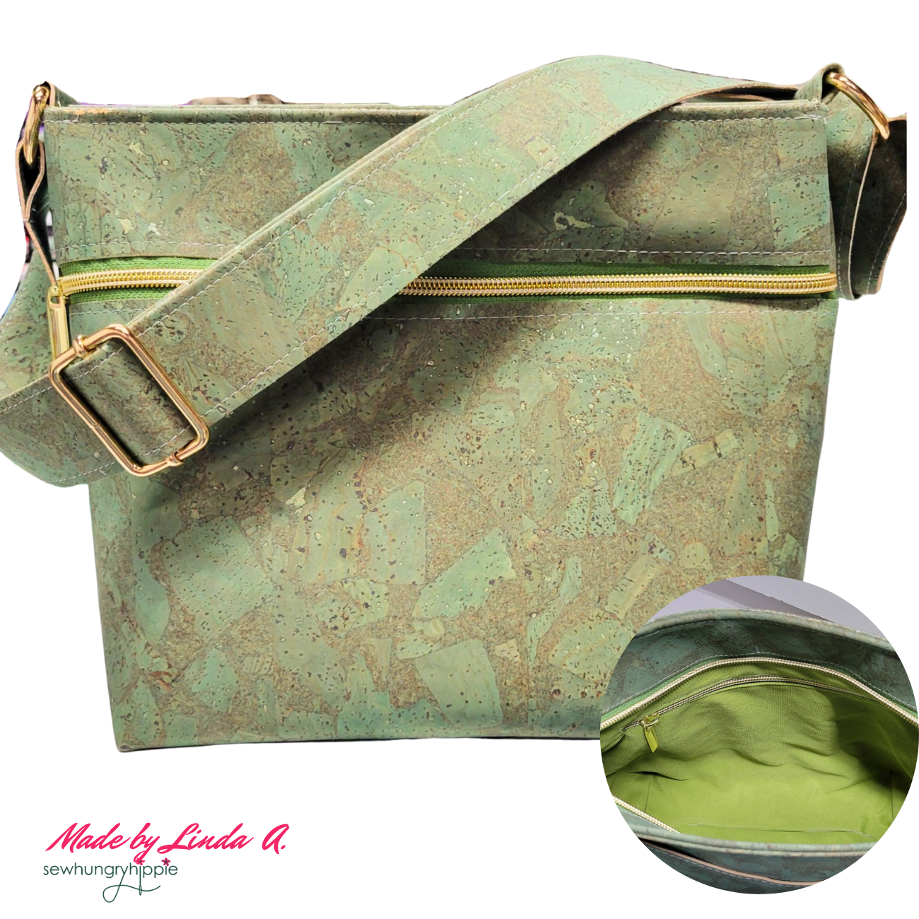 Moss Green Cork Roll