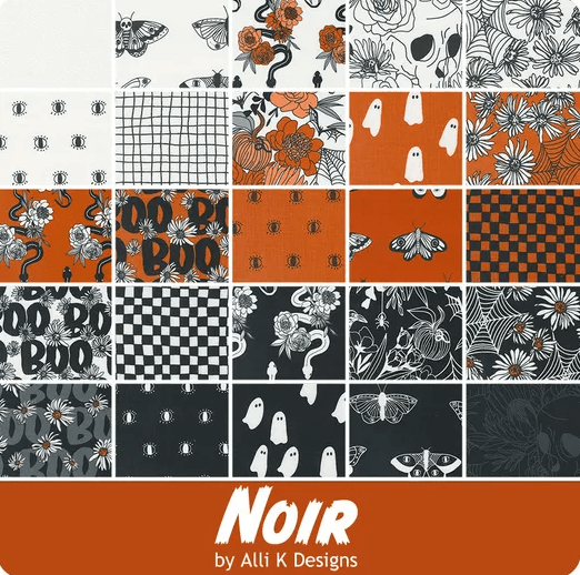 Noir Laycake Bundle fabric patterns