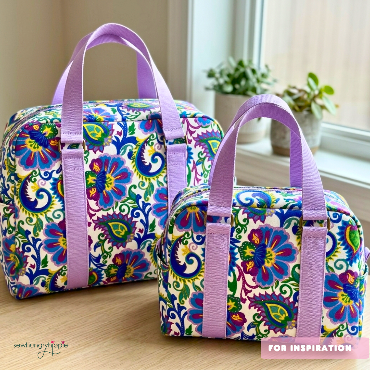 Paisley Floral Canvas Fabric | Elegant Custom Print for Bag Making