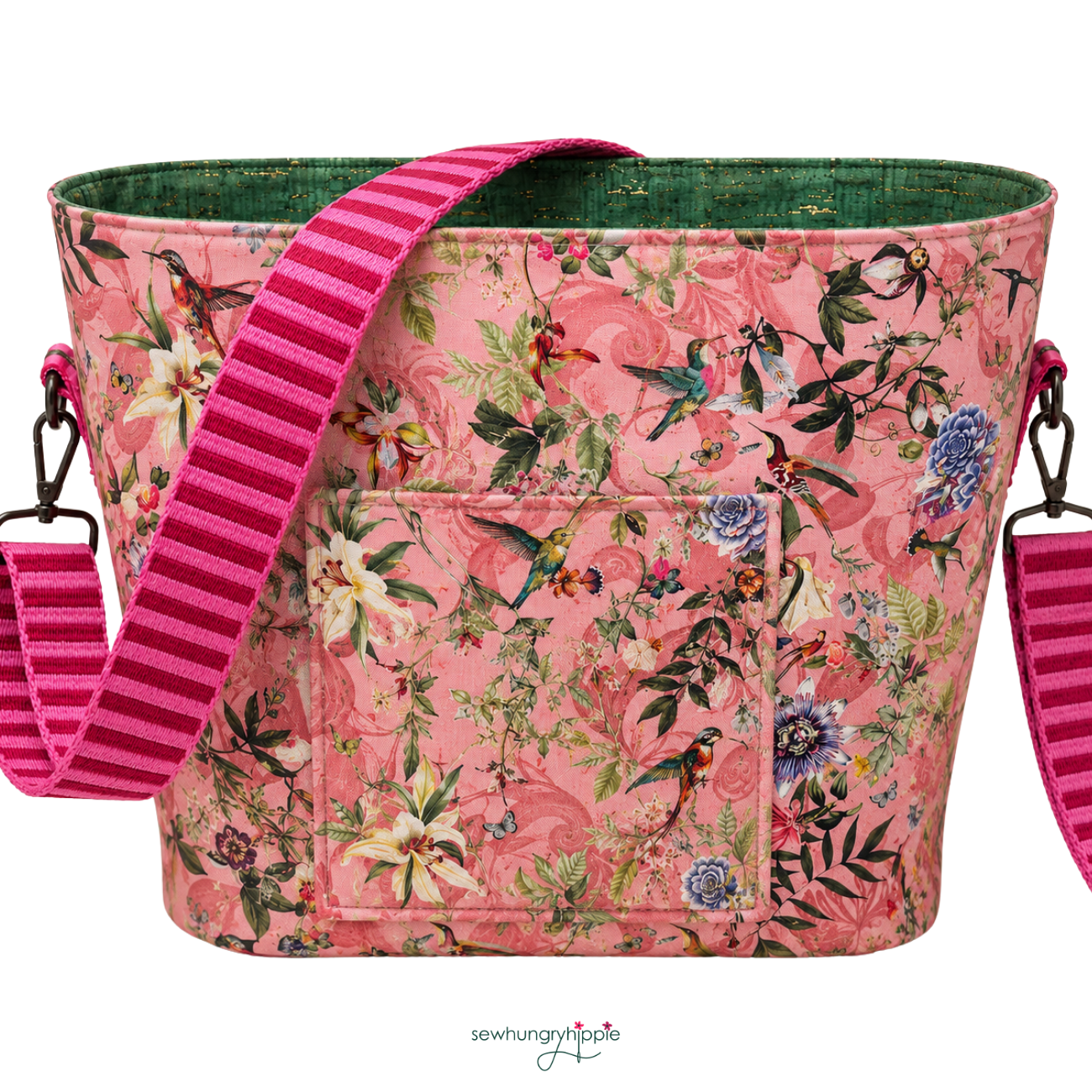 Pink Botanical Bundle – Fabric, Uncork & Cork Roll