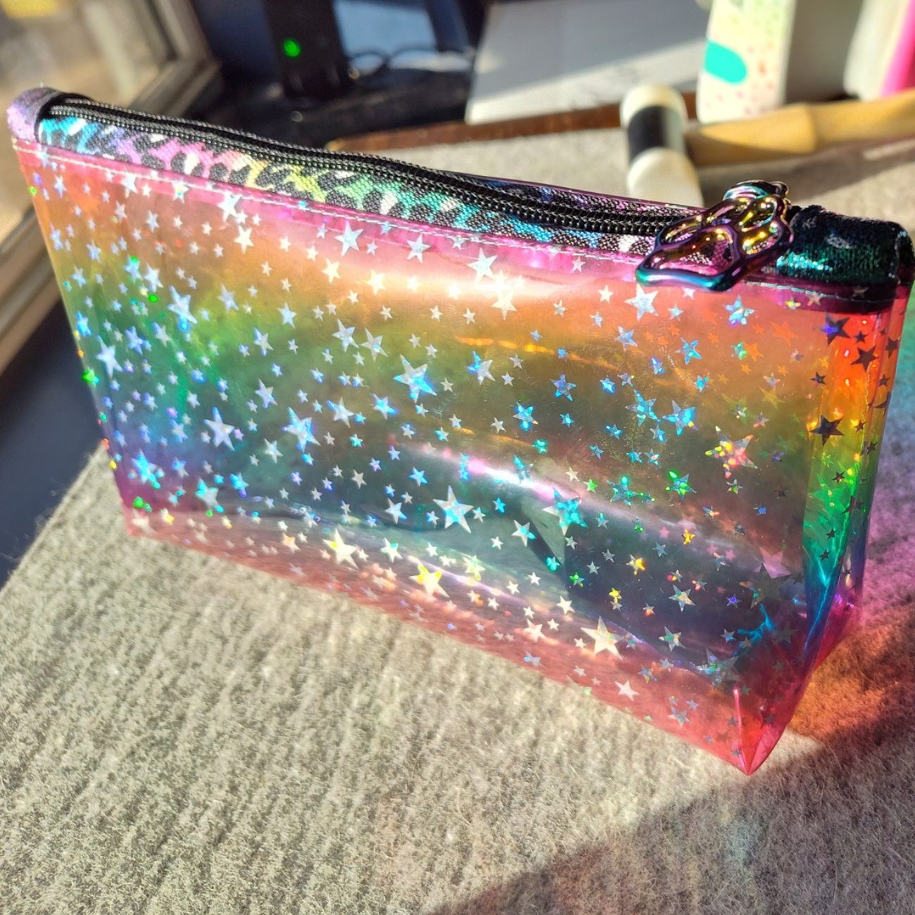 Rainbow Glittery Stars