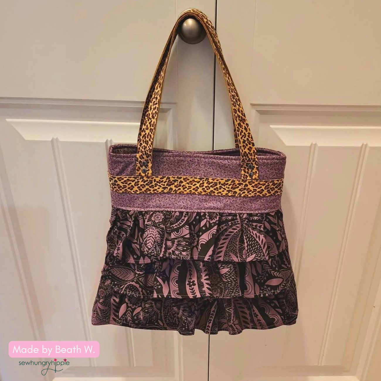 Rosetta Bag PDF and Video sewing pattern