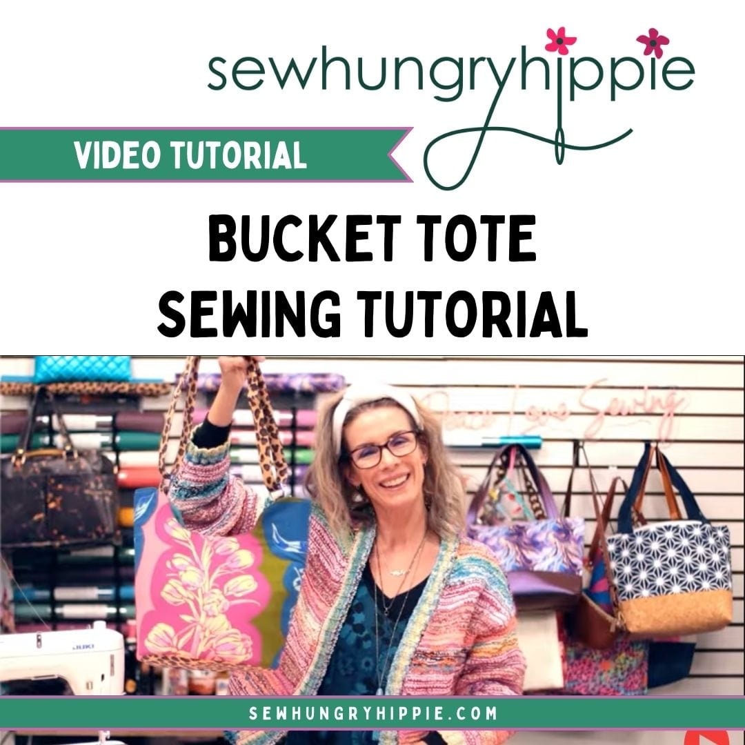 SHH Bucket Tote Sewing Tutorial